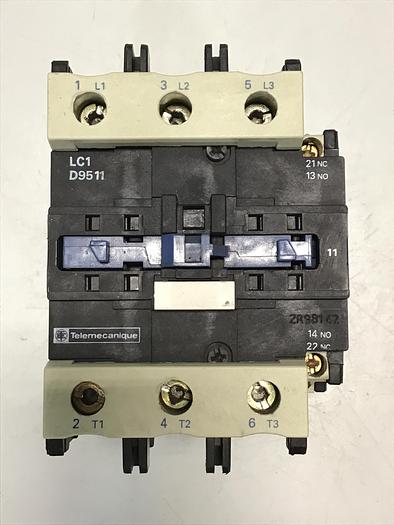 Used TELEMECANIQUE LC1-D9511 Alt. Current Contactor Used #145665