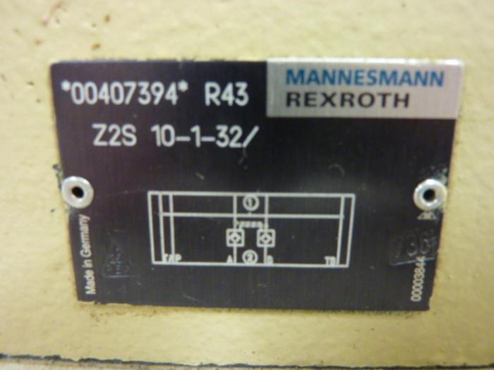 Used MANNESMANN REXROTH Check Valve Z2S10132 #58934