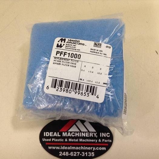 HAMMOND Replacement Fan Filters PFF1000 #73398