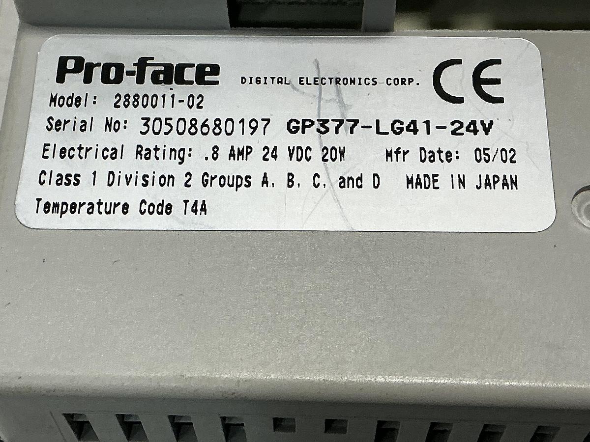 Used PRO-FACE 2880011-02