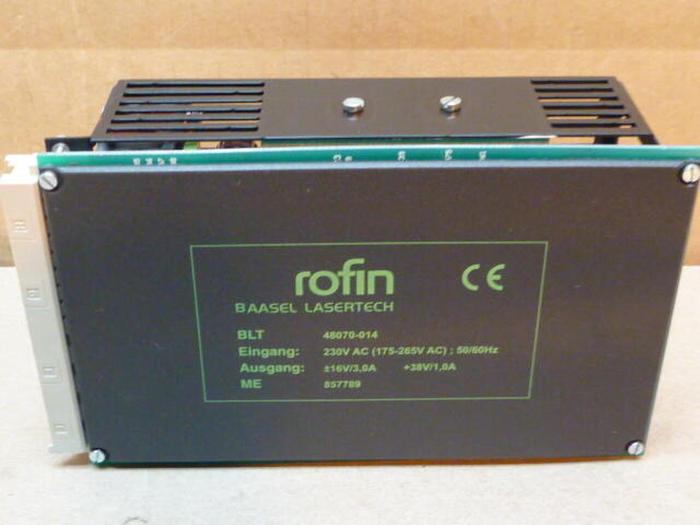 Used ROFIN Power Supply 605-17065 #29367