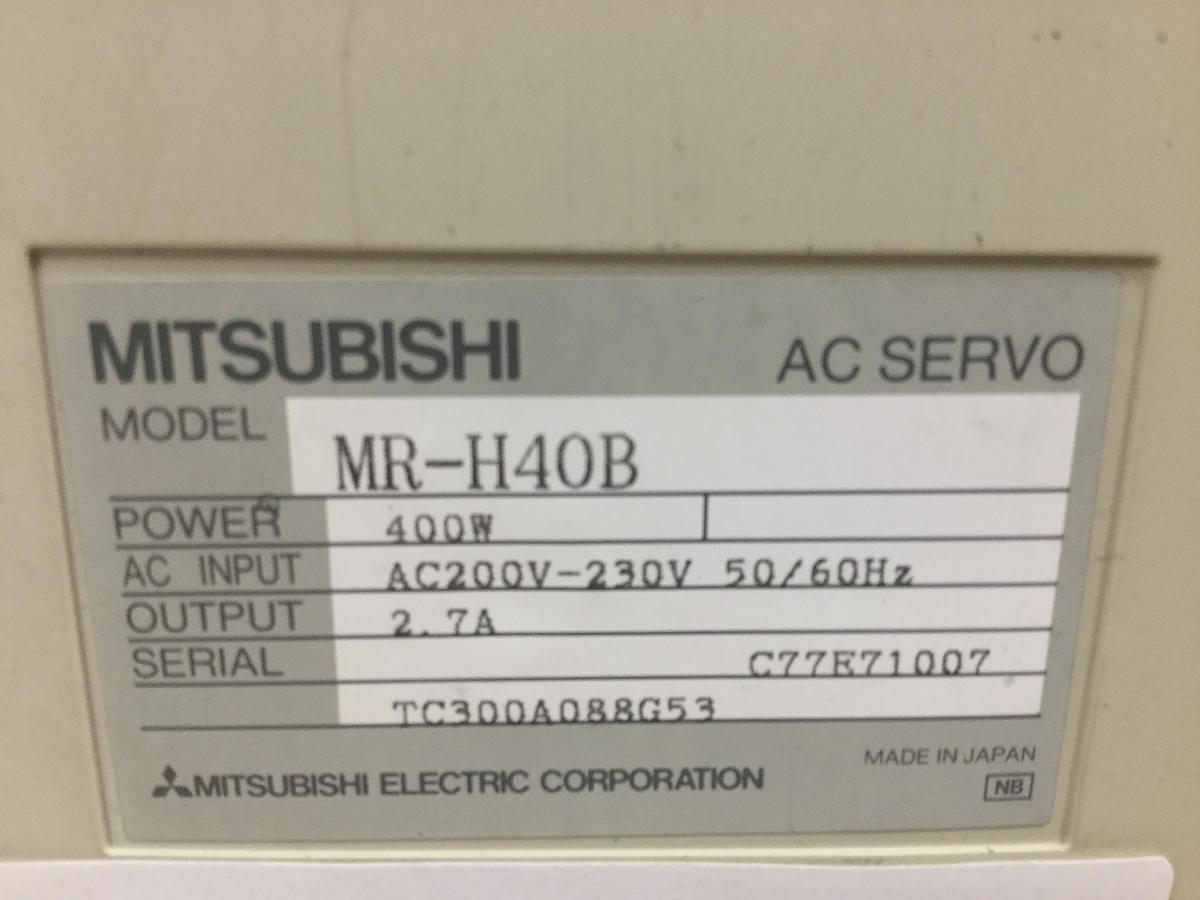 Used MITSUBISHI AC Servo Drive MR-H40B Used