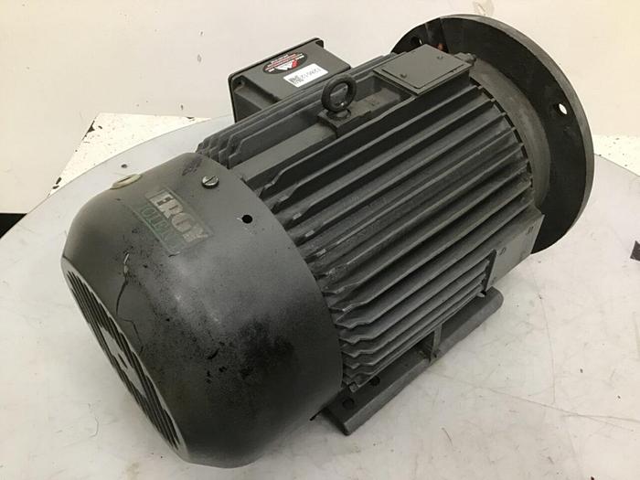 Used BROOK CROMPTON 20 HP AC Motor 2424213H-96M #128612