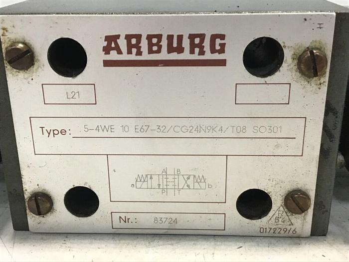 Used ARBURG Valve 54WE10E6732/CG24N9K4/T08 SO301 Used