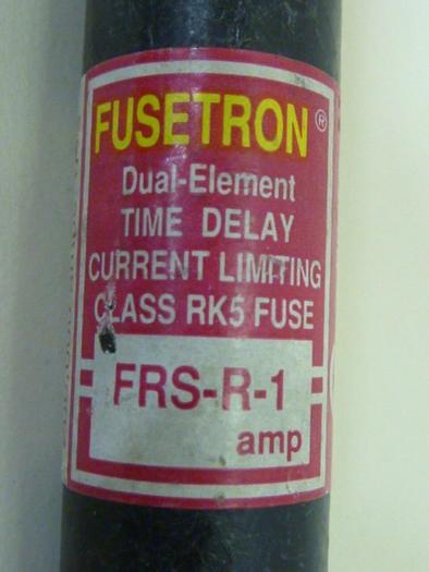 Used FUSETRON 1 Amp Fuse FRS-R-1 USED