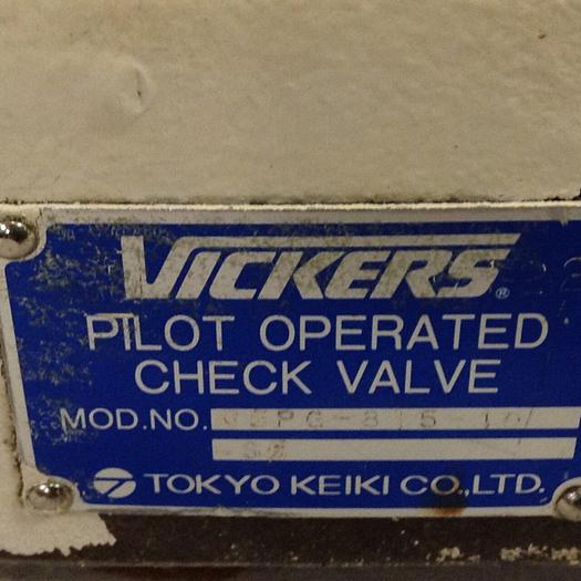 Used VICKERS Pilot Operated Check Valve C5PG81510 #74189