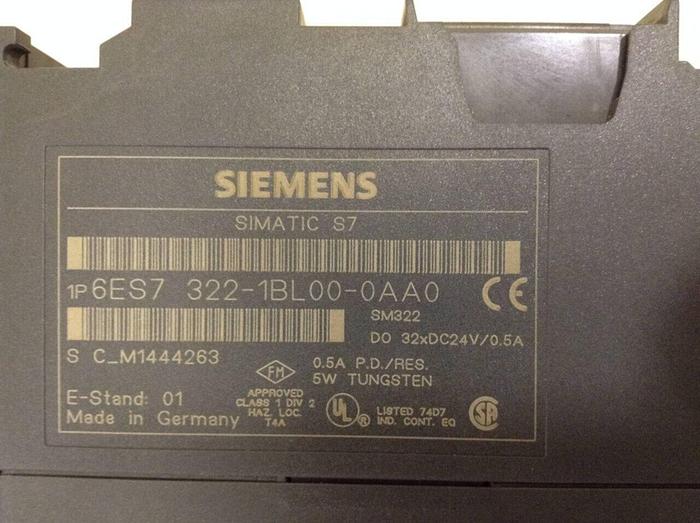 Used SIEMENS Output Module 6ES7 322-1BL00-0AA0 #68434