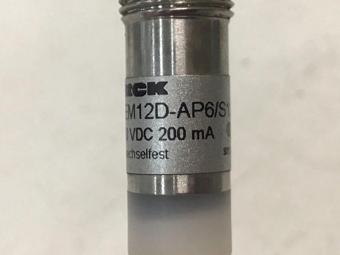 Used TURCK ELEKTRONIK Sensor NI4EM12DAP6S120 #128333
