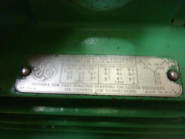 Used GENERAL ELECTRIC 40 HP Induction Motor 5K364JL324V Used