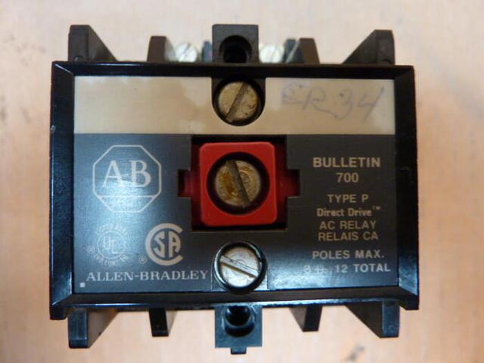Used ALLEN BRADLEY AC Relay 700-P200A1 SER A #22892