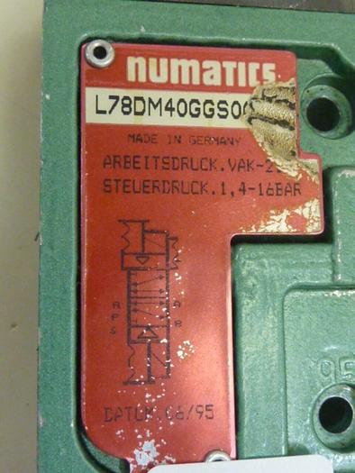 Used NUMATICS Solenoid Valve L78DM40GGS00040 #63853