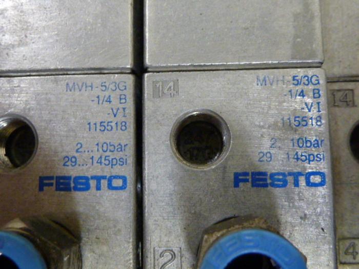 Used FESTO Control Block / Valve Terminal IFB8-02 #52854