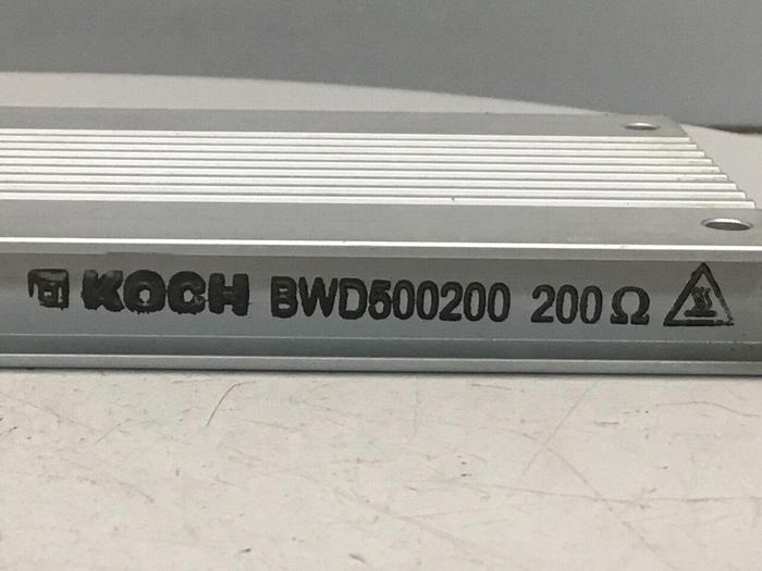 Used KOCH Braking Resistor BWD500200 #124638