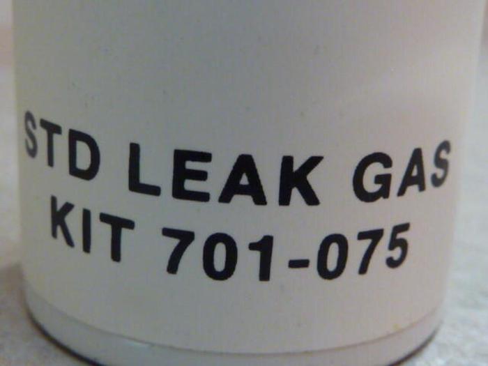LEYBOLD INFICON Leak Std Gas Canister 701-075-G1 #30004