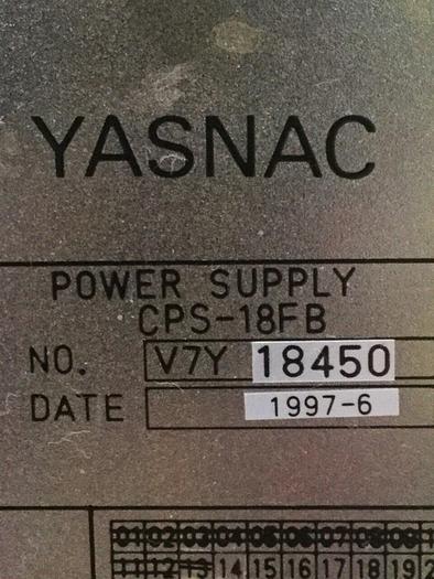 Used YASKAWA Motoman Robot Card Rack JZNC-MRK12-1E #76660