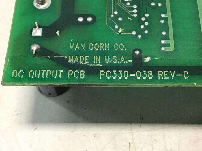 Used VAN DORN Pathfinder DC Output Board PC330-038 Used