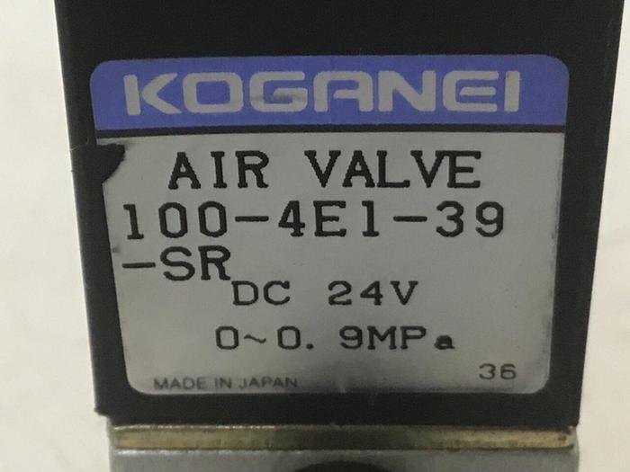 Used KOGANEI Air Valve 100-4E1-39-SR #124292