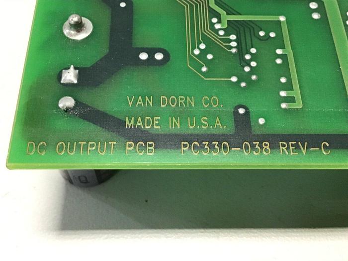 Used VAN DORN Pathfinder DC Output Board PC330-038 Used