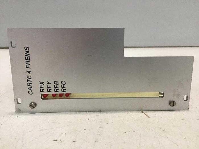 Used SEPRO Brake Card 333004 CARTE 4 FREINS #136880