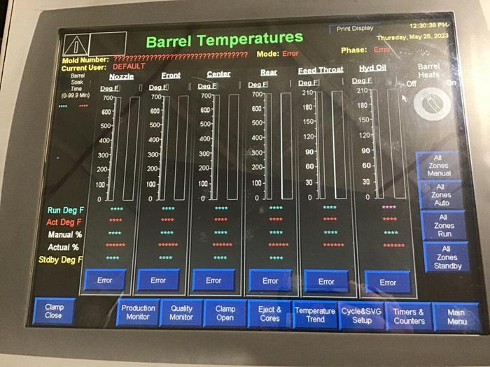 Used ALLEN BRADLEY Panelview Display 2711P-RDT15C Used
