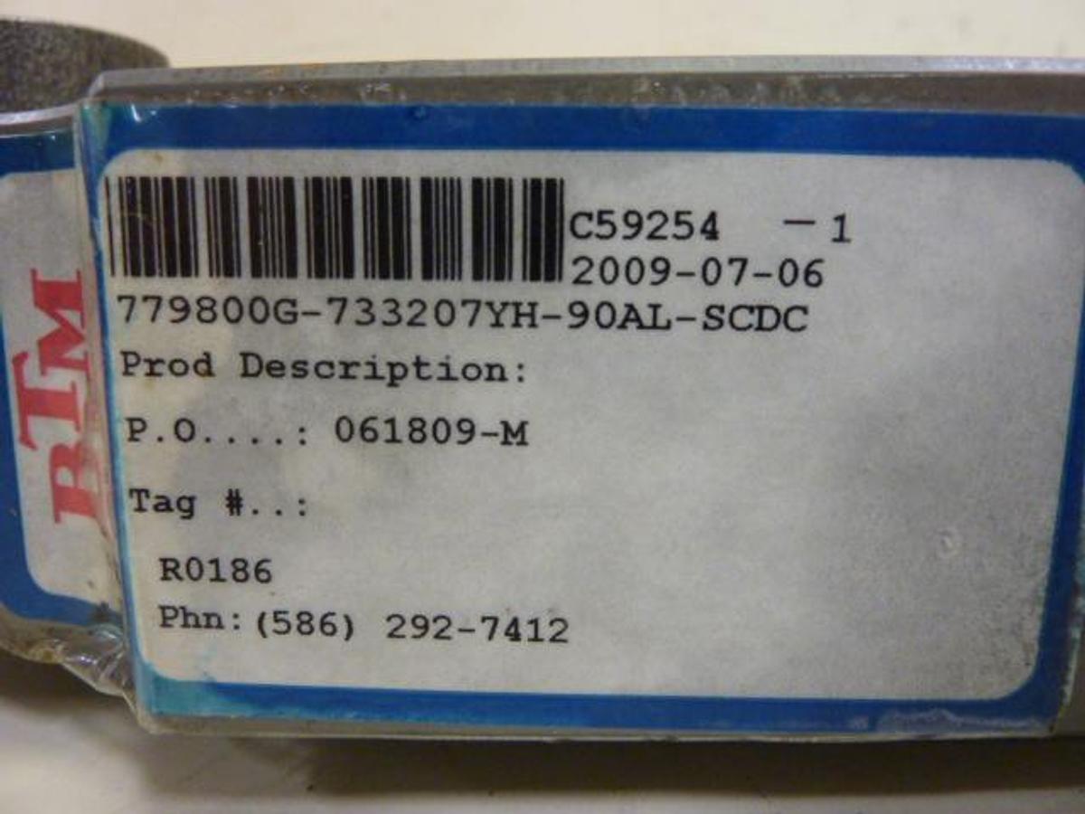 Used BTM CORP Power Clamp 779800G-733207YH-90AL-SCDC Used