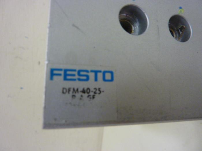 Used FESTO Pneumatic Cylinder DFM-40-25-P-A-GF #57352
