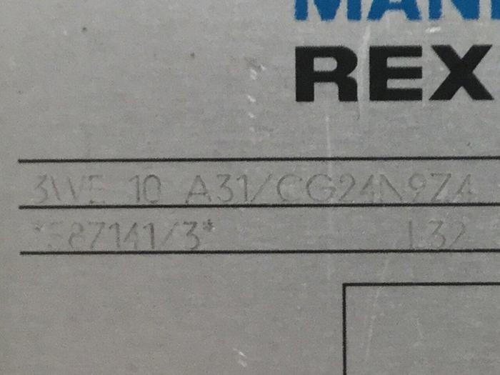 Used REXROTH Valve 3WE10A31/CG24N9Z4 #105722