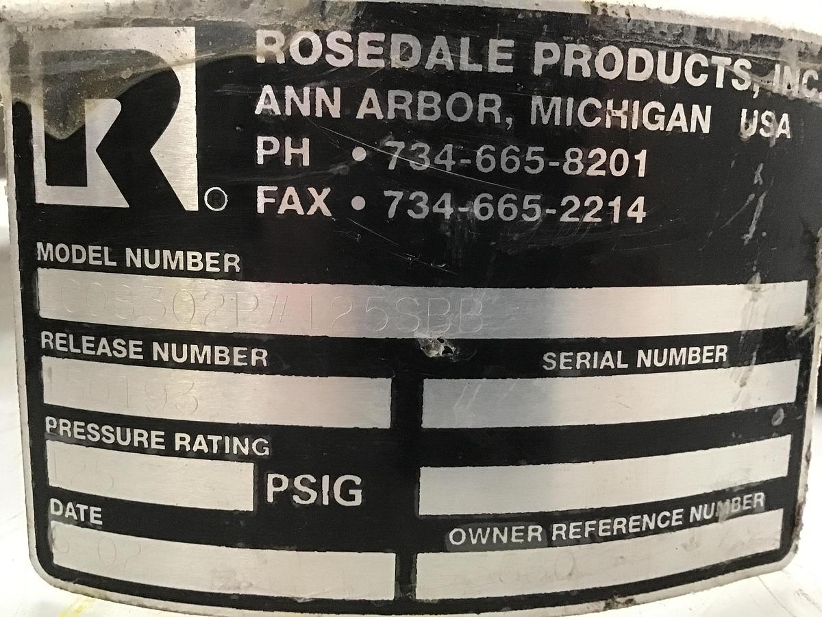 Used ROSEDALE LC08302P/125SBB