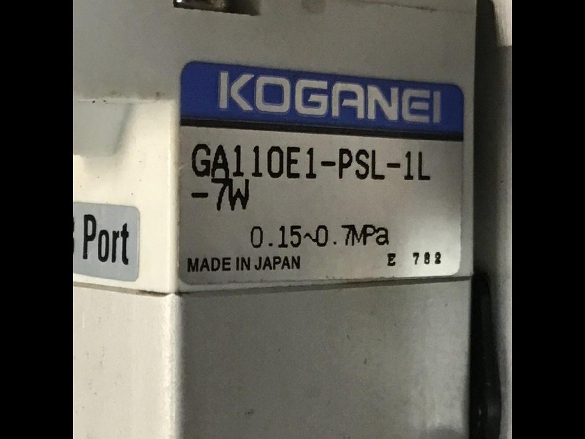 Used KOGANEI Manifold w/ Valves PBM5P-9W Used