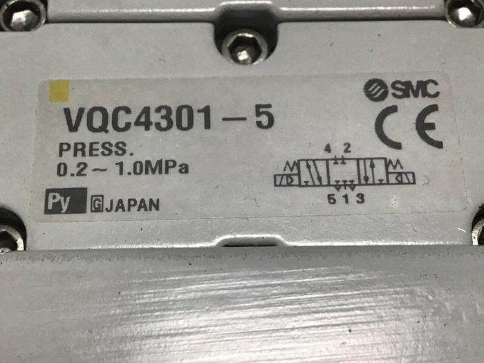 Used SMC Pneumatic Valve & Manifold VV5QC41-0503TFD #115106