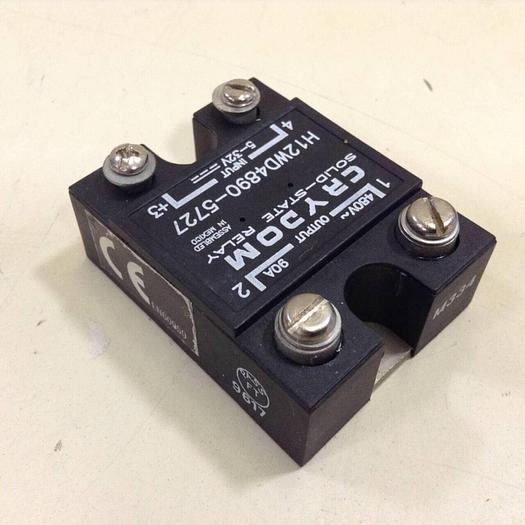 Used CRYDOM Solid State Relay H12WD4890-5727 #77602