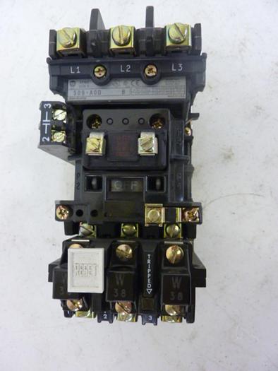 Used ALLEN BRADLEY Starter Size 0 509-AOD SER B W38 #50054