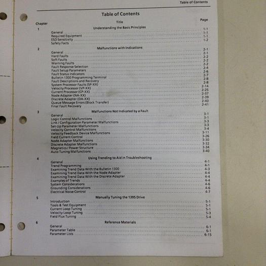 Used ALLEN BRADLEY Troubleshooting Manual MANUAL832 #70832