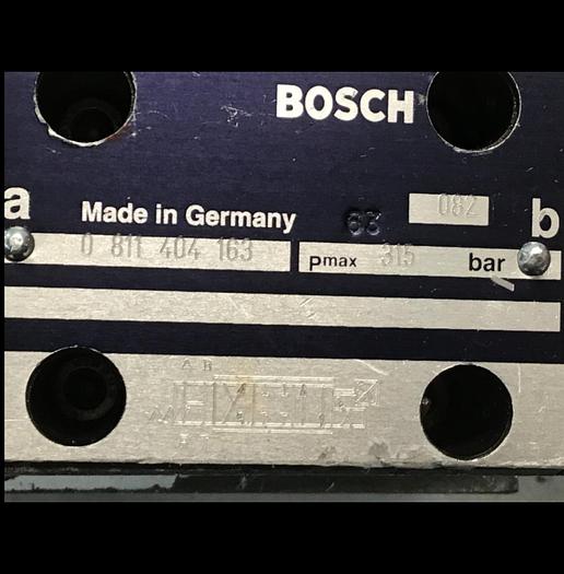 Used BOSCH Proportional Valve 0 811 404 163 Used