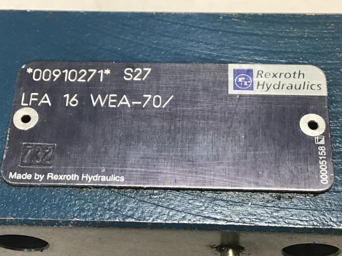Used REXROTH Valve LFA16WEA70 #129676