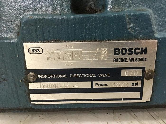 Used BOSCH Proportional Servo Valve 0 811 404 304 USED