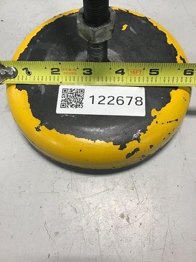 Used METAL FABRICATOR Leveling Mount Pad 6 INCH USED #122678