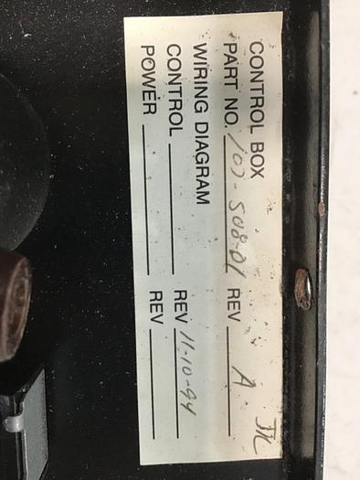 Used CONAIR FRANKLIN Material Loader Control 107-508-01 #138376