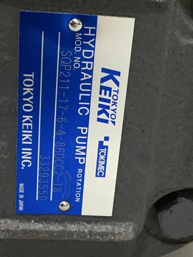 Used TOKYO KEIKI Hydraulic Pump SQP211-17-6-4-86DCC2-18 #108134