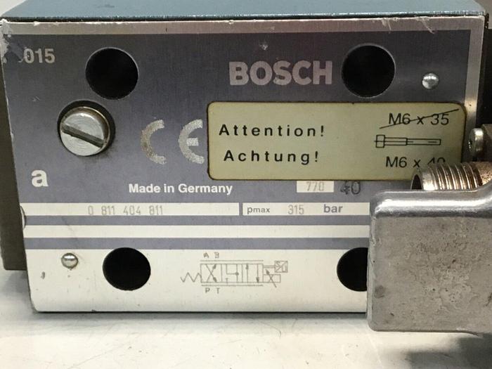 Used BOSCH Hydraulic Servo Proportional Valve 0 811 404 811 USED