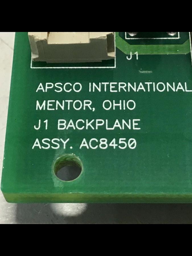 Used APSCO Van Dorn Rack Circuit Board AC8450 USED