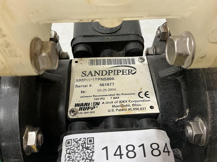 Used WARREN RUPP S05R2P1TPNS000