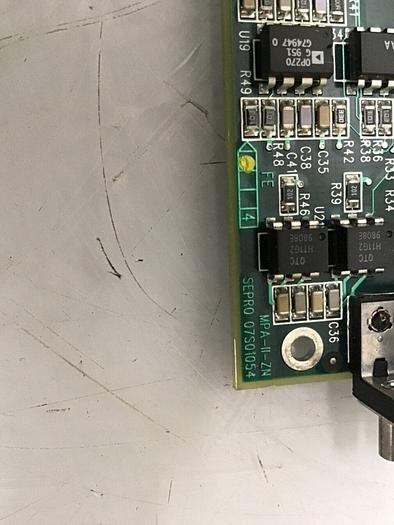 Used SEPRO ROBOTIQUE MPA-II-ZN Control Board 07S01054 #118592