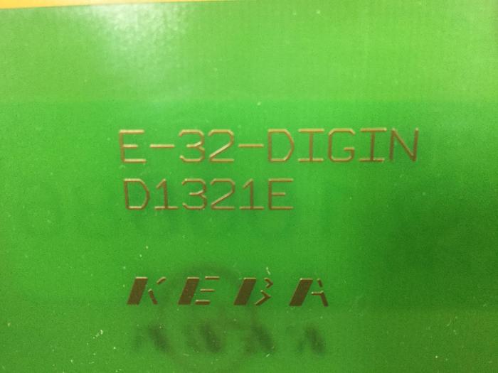 Used KEBA Engel Circuit Board E-32-DIGIN D1321E Used