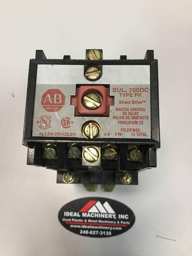 Used ALLEN BRADLEY DC Relay 700DC-PK400Z24 #92920