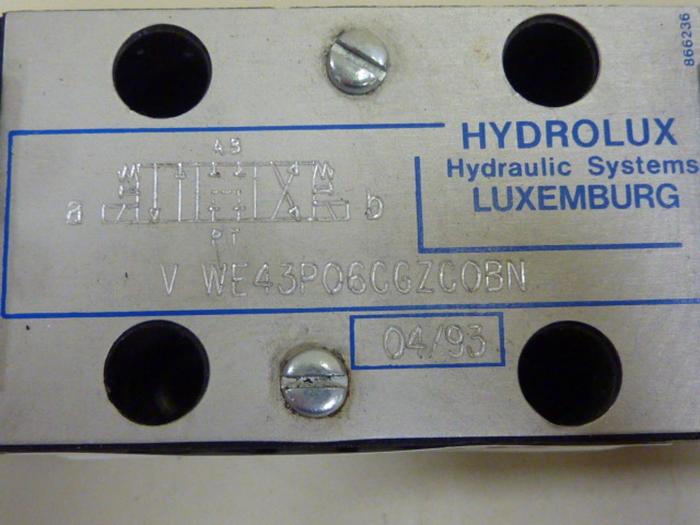 Used HYDROLUX Valve V-WE43P06CGZC0BN #54158