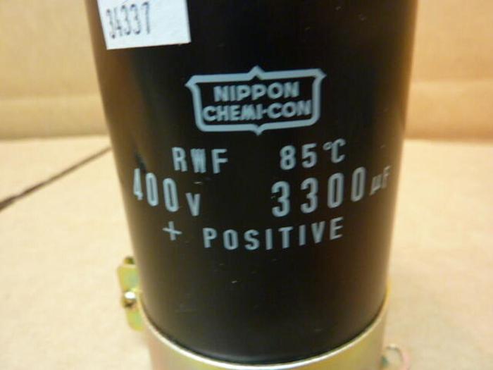 Used NIPPON CHEMICON Capacitor 3300 uF 17N808 #34337