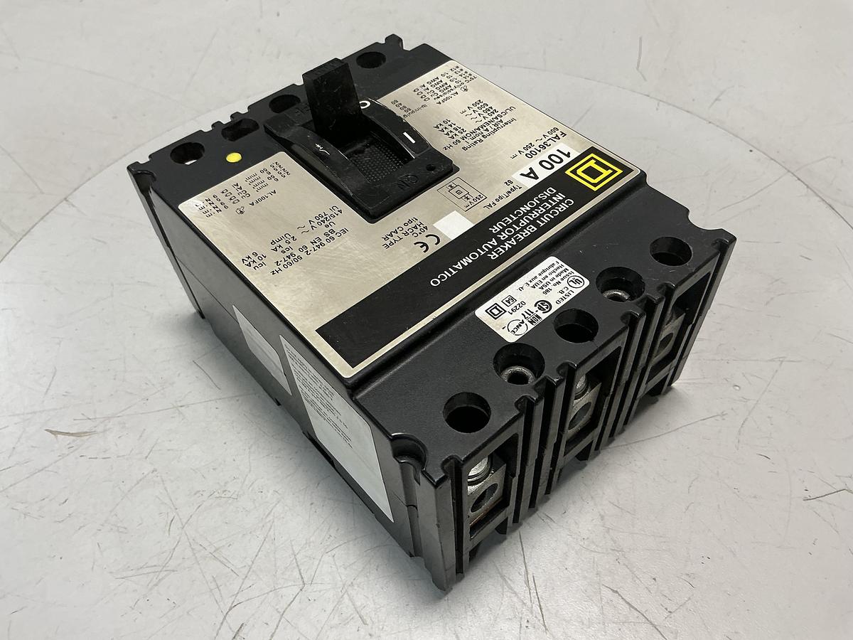 Used SQUARE D FAL36100