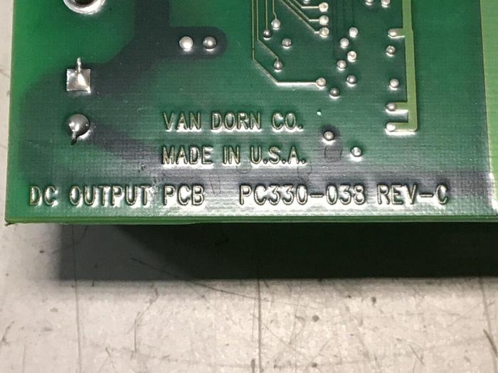 Used VAN DORN Pathfinder DC Output Board PC330-038 Used
