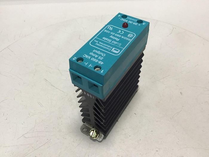 Used CONTINENTAL INDUSTRIES Solid State Relay RSDA-660-25-1DE #138149